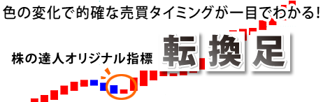 株の達人オリジナル指標　転換足